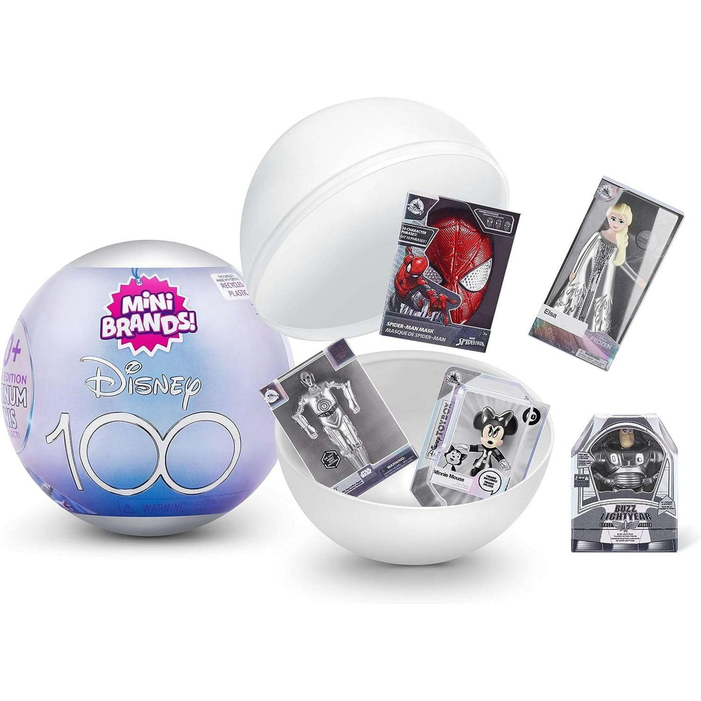 כדור הפתעה Disney 100 Mini Brands Platinum Minis לאספנים