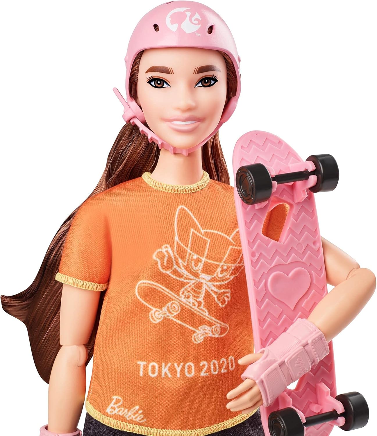 בובת Barbie סקייטבורד אולימפיאדת Tokyo 2020
