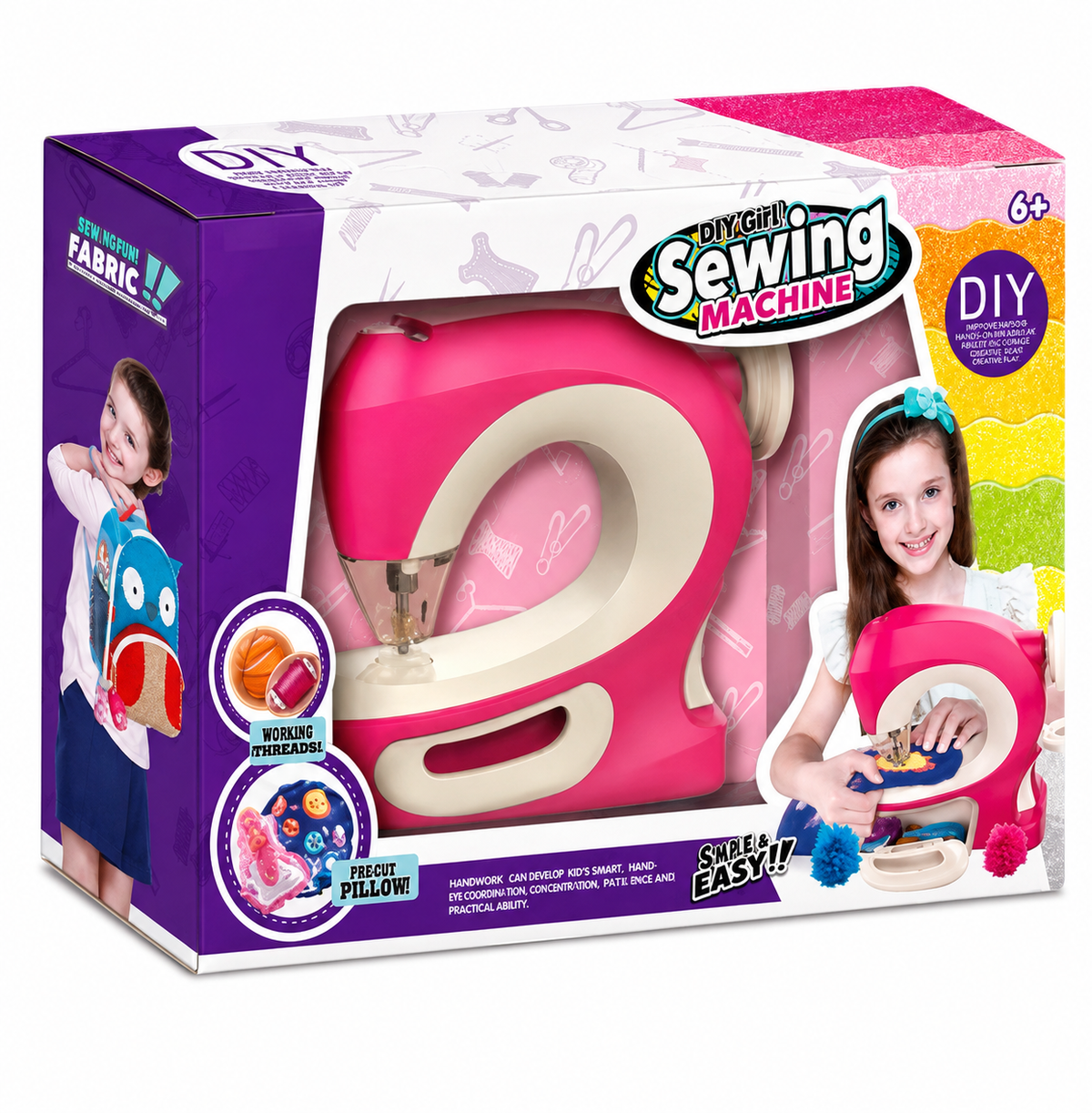 מכונת תפירה לילדים Creative Sewing Machine DIY