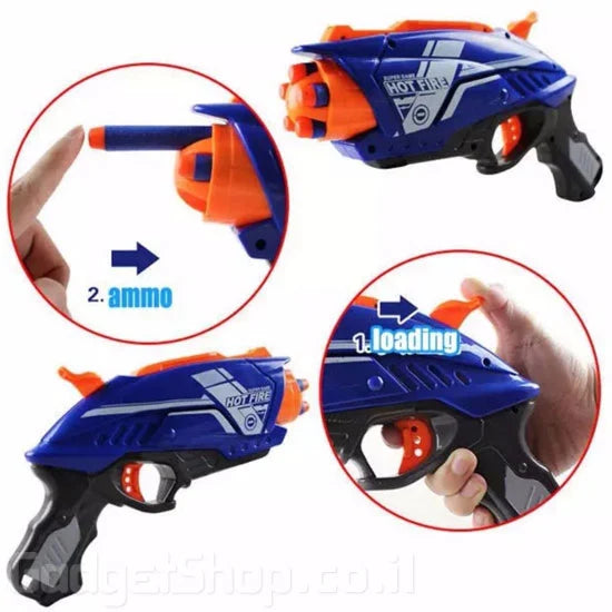 אקדח חצים ספוגיים G-Force – כולל 20 חצים (אונליין בלבד)