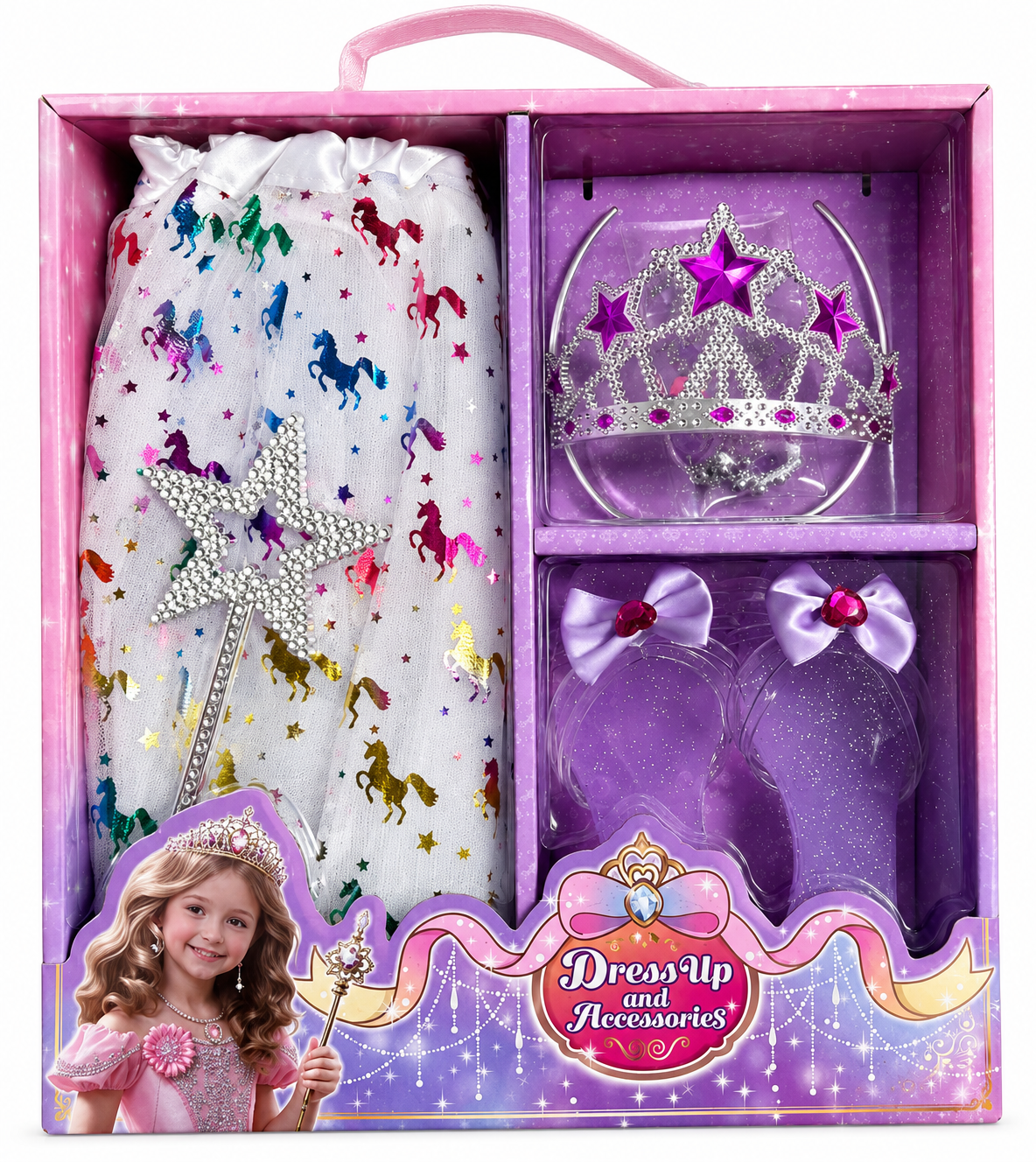 ערכת DRESS UP נסיכה עם חצאית ואביזרים