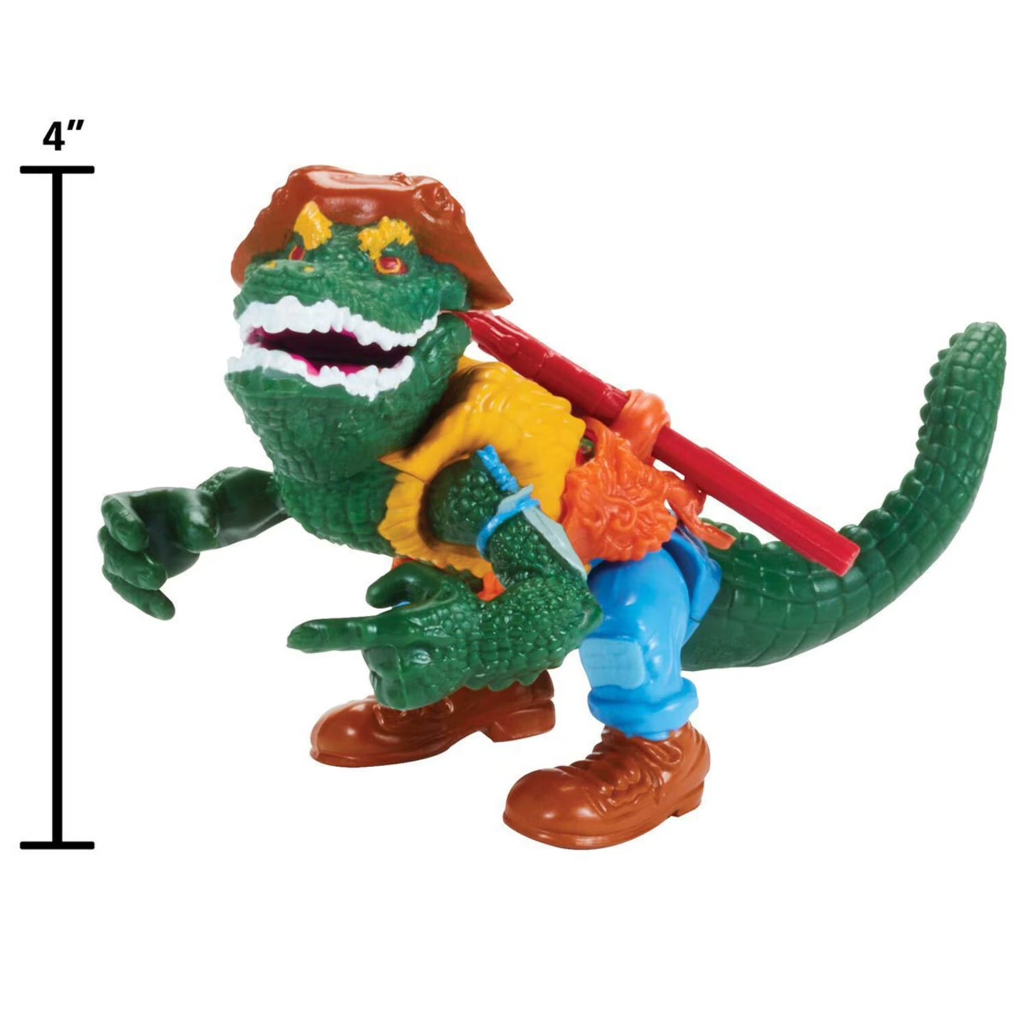 דמות Leatherhead צבי הנינג׳ה קלאסית עם אביזרים