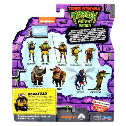 דמות Donatello צבי הנינג׳ה Mutant Mayhem עם אביזרים