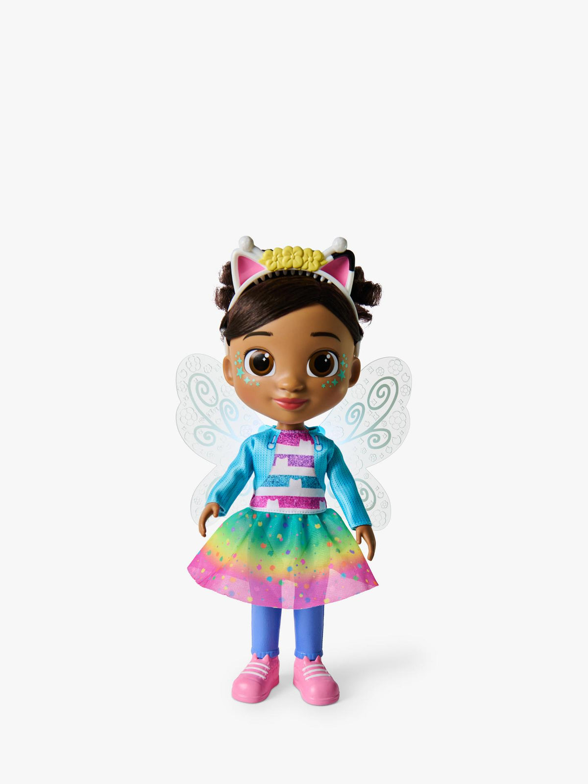 Gabby's Dollhouse בובת גבי Fairylandia עם כנפיים מאירות