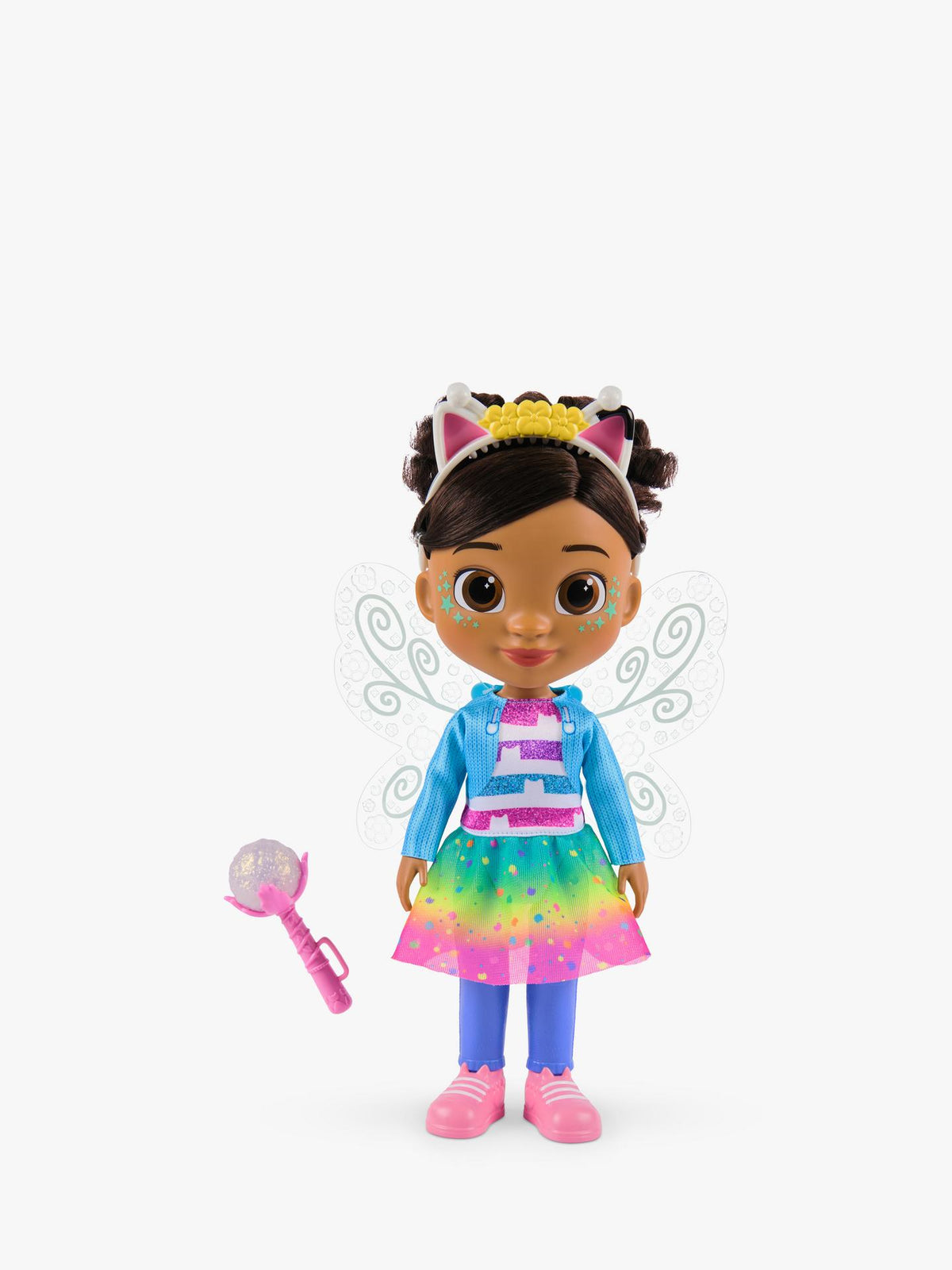 Gabby's Dollhouse בובת גבי Fairylandia עם כנפיים מאירות