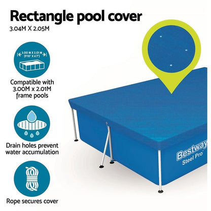 Bestway Rectangle Pool Cover – כיסוי לבריכה מלבנית