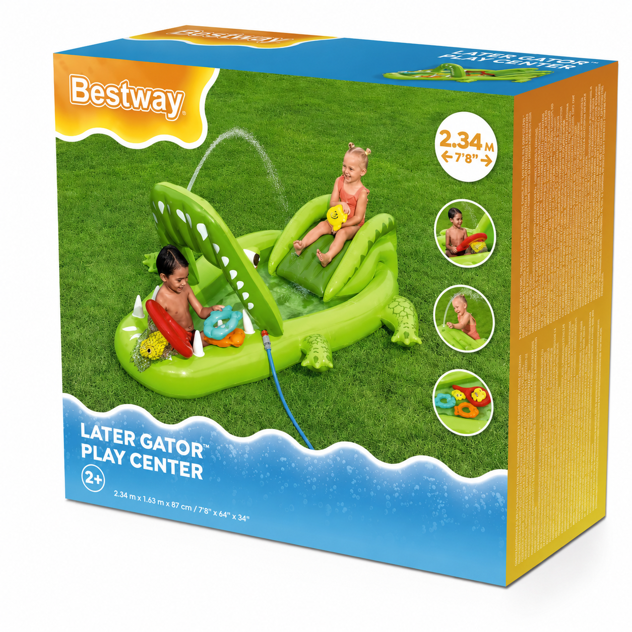 Bestway Later Gator Play Center – בריכת פעילות תנין לילדים