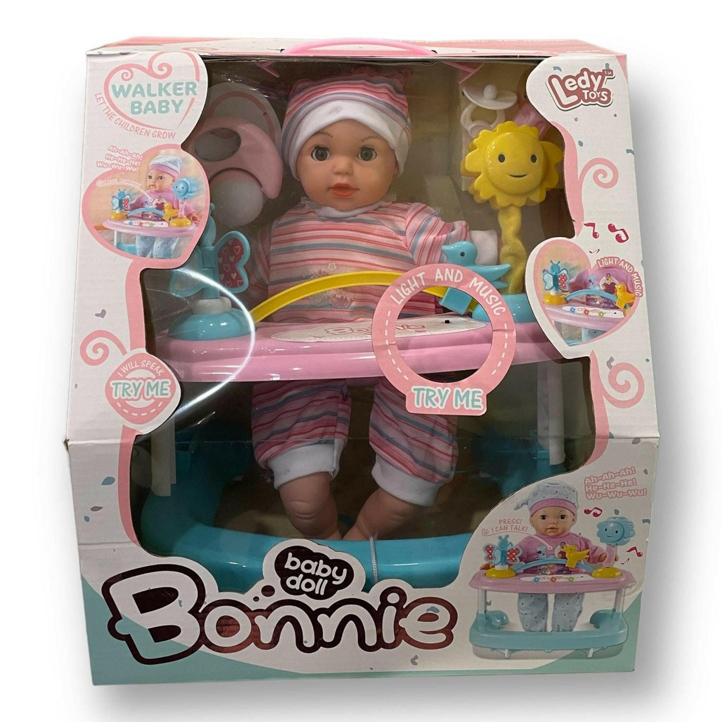 בובת Bonnie עם הליכון מוזיקלי ואורות