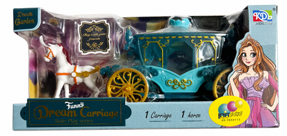 כרכרת נסיכות Dream Carriage עם סוס
