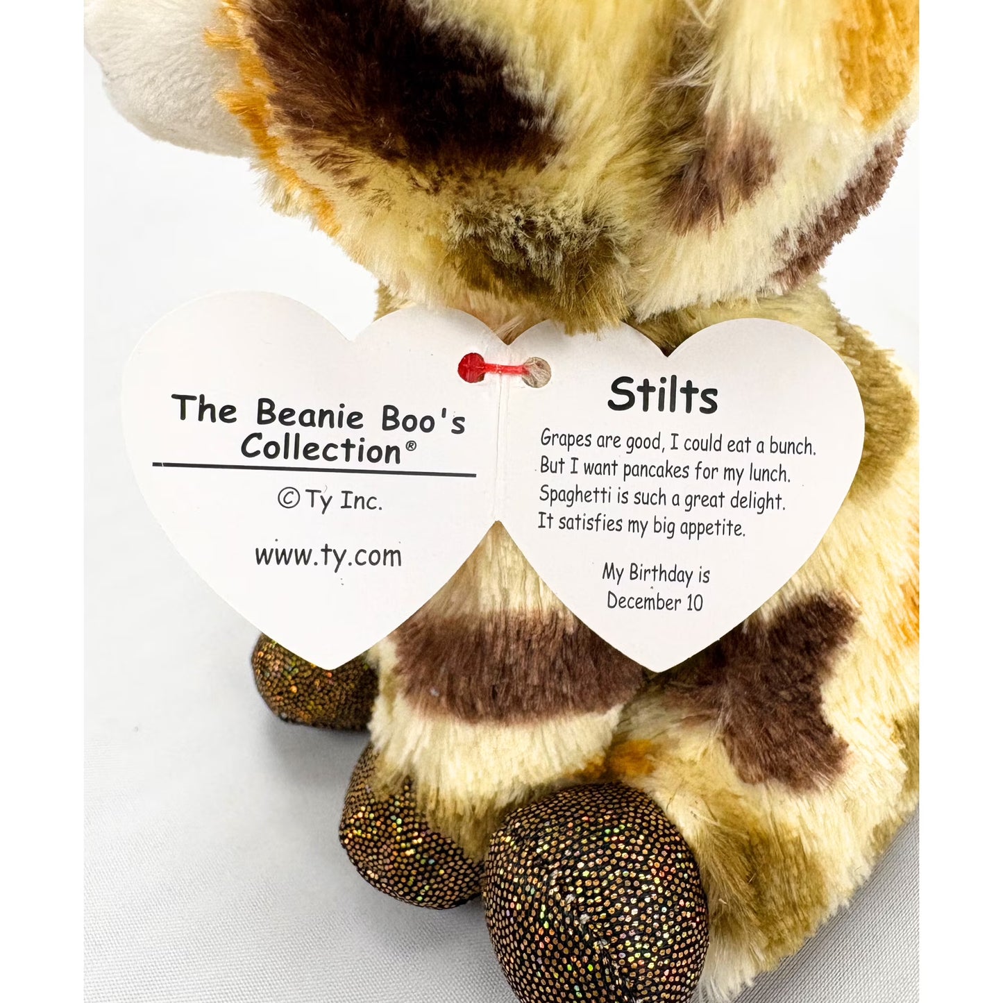 בובת פרווה Ty Beanie Boos Stilts The Giraffe