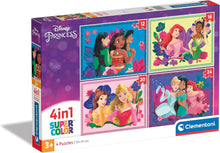 Disney Princess Clementoni – רביעיית פאזלים