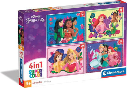 Disney Princess Clementoni – רביעיית פאזלים