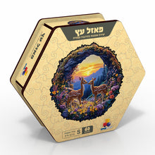 פאזל עץ איילים ביער קסום 60 חלקים