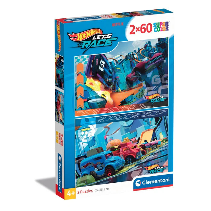 Hot Wheels Let’s Race Clementoni – זוג פאזלים
