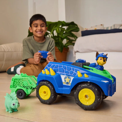 רכב שלט צ׳ייס PAW Patrol Dino Tow & Dash RC