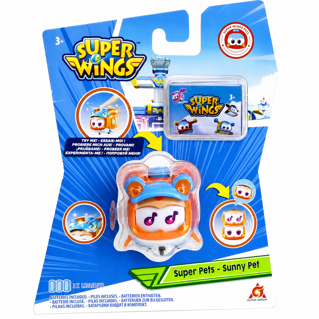דמות Super Wings Super Pets Sunny Pet
