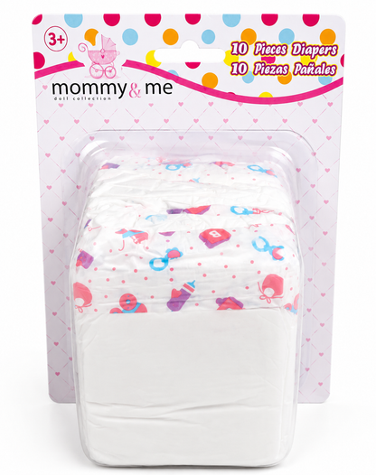 חיתולים לבובה Mommy & Me – מארז 10 יחידות