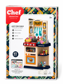 מטבח שף לילדים Talented Chef עם 65 חלקים