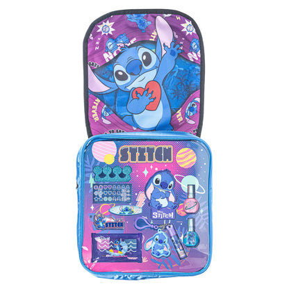 תיק איפור Disney Stitch עם לקים ואביזרי יופי