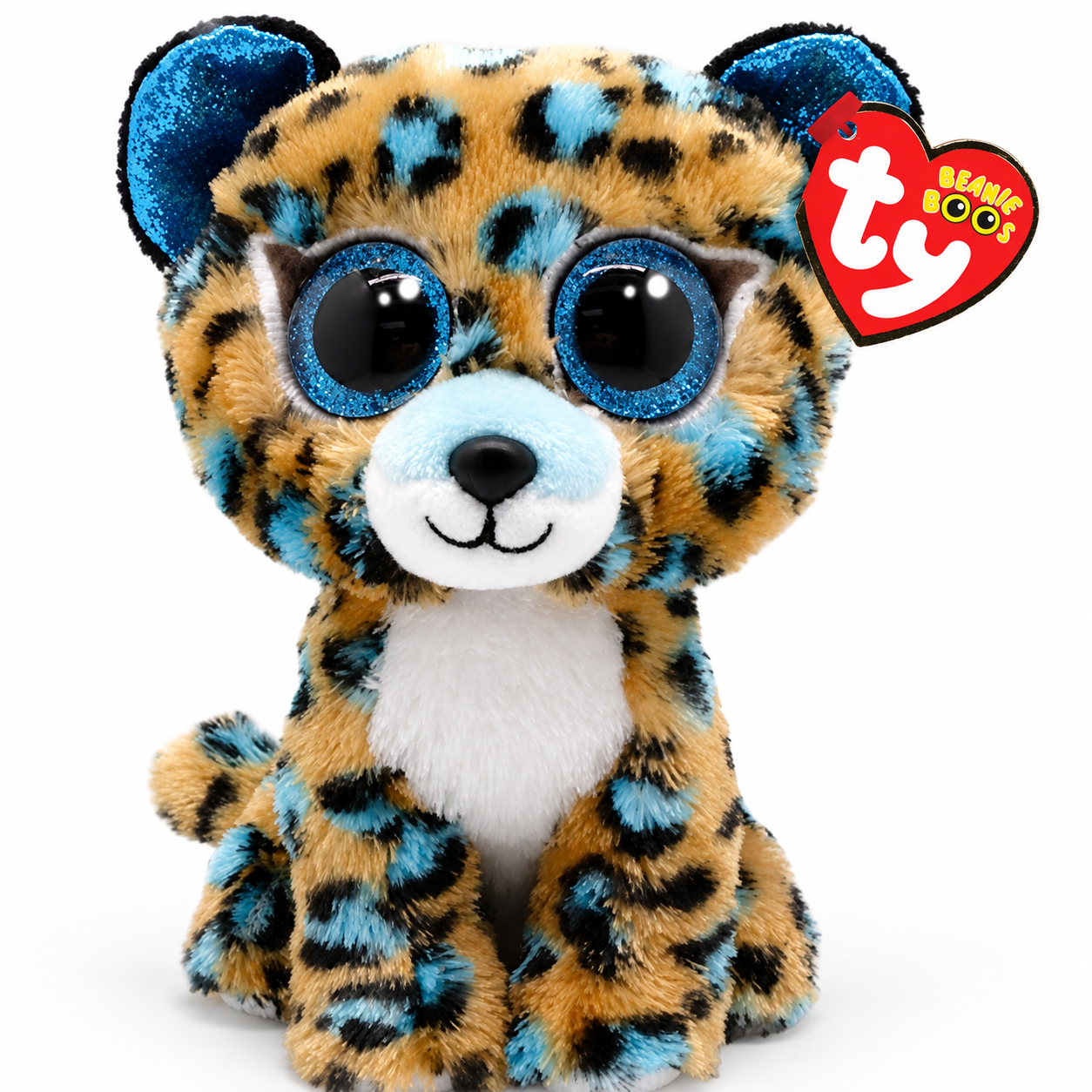 בובת פרווה Ty Beanie Boos Cobalt The Leopard