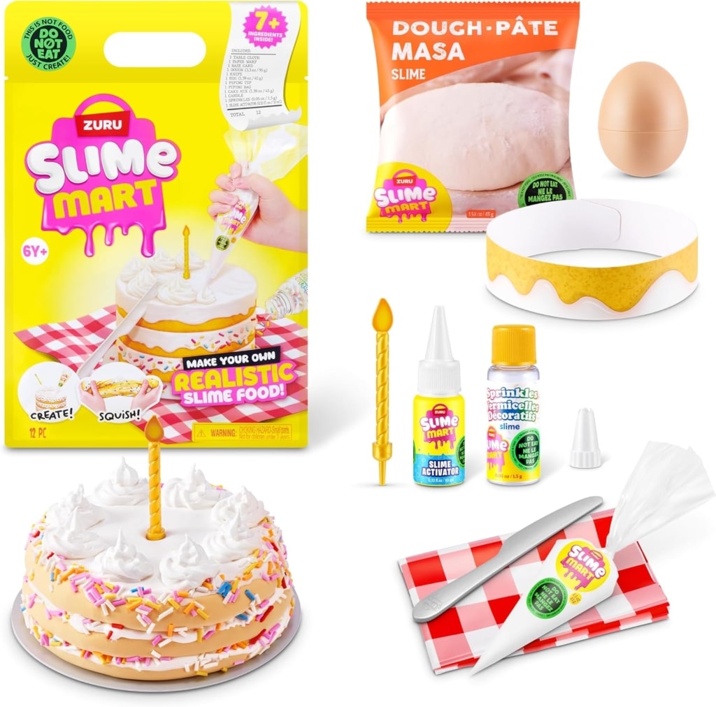 ערכת סליים ZURU Slime Mart – עוגת יום הולדת