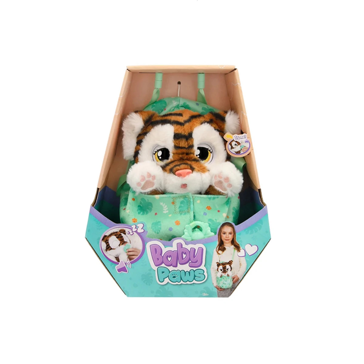 בובת טיגריס אינטראקטיבית Baby Paws