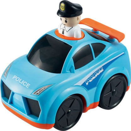 רכב משטרה לחץ וסע Infunbebe לתינוקות 12+ חודשים
