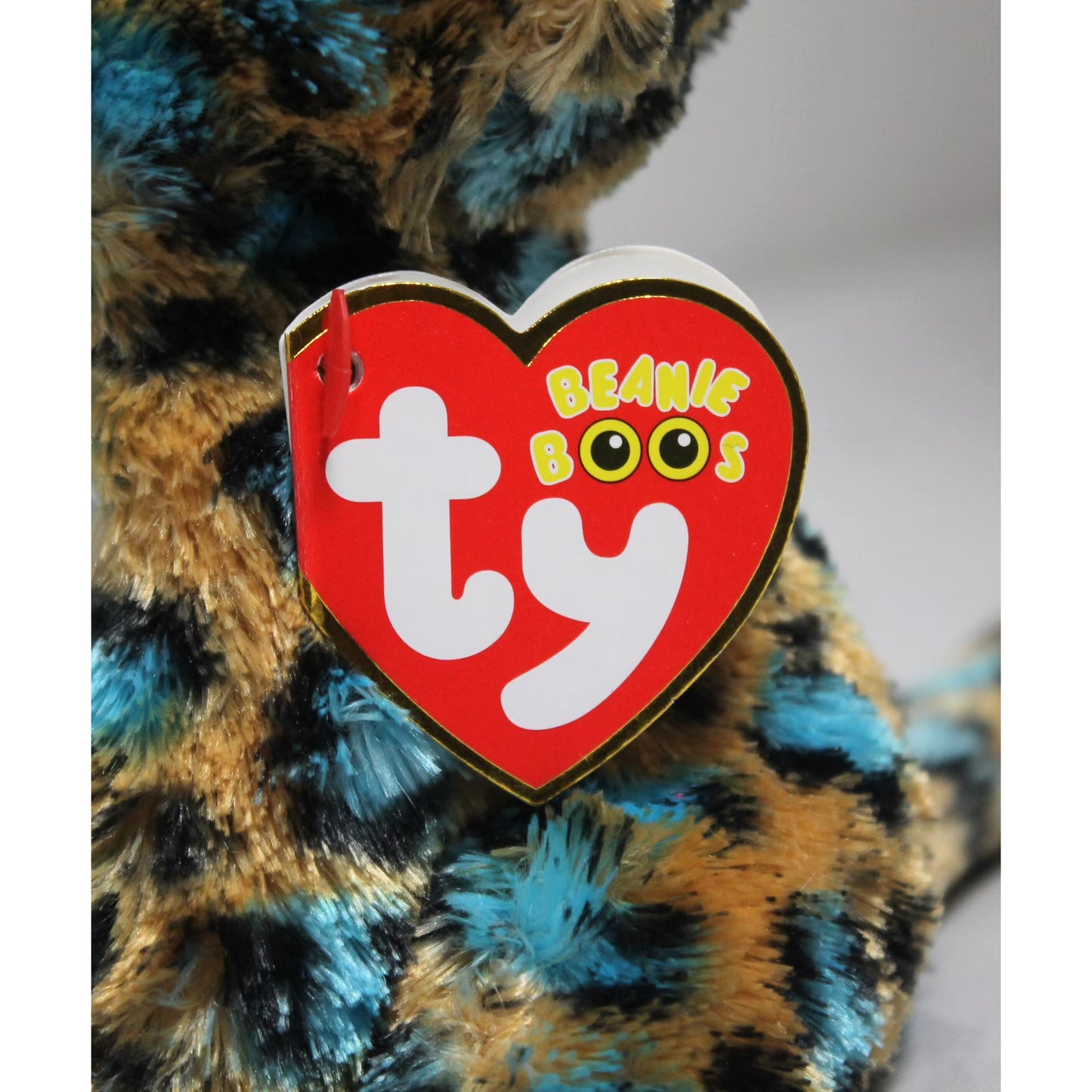 בובת פרווה Ty Beanie Boos Cobalt The Leopard