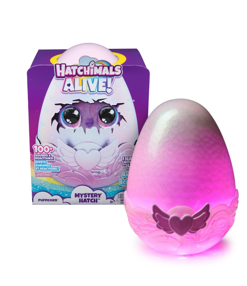Hatchimals Alive! Pufficorn בביצה