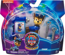 דמות Chase מסרט PAW Patrol The Mighty Movie עם אביזרים