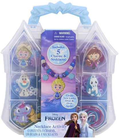 ערכת שרשראות Disney Frozen עם חרוזים ותליונים