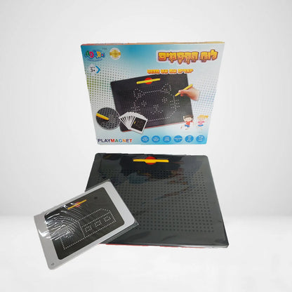 לוח הקסמים PlayMagnet – ‏714 כדורי מתכת