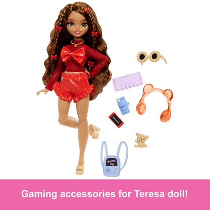 בובת Barbie Dream Besties Teresa עם אביזרי גיימינג