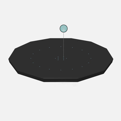 Bestway Round Pool Cover – כיסוי לבריכה עגולה 3.70 מטר