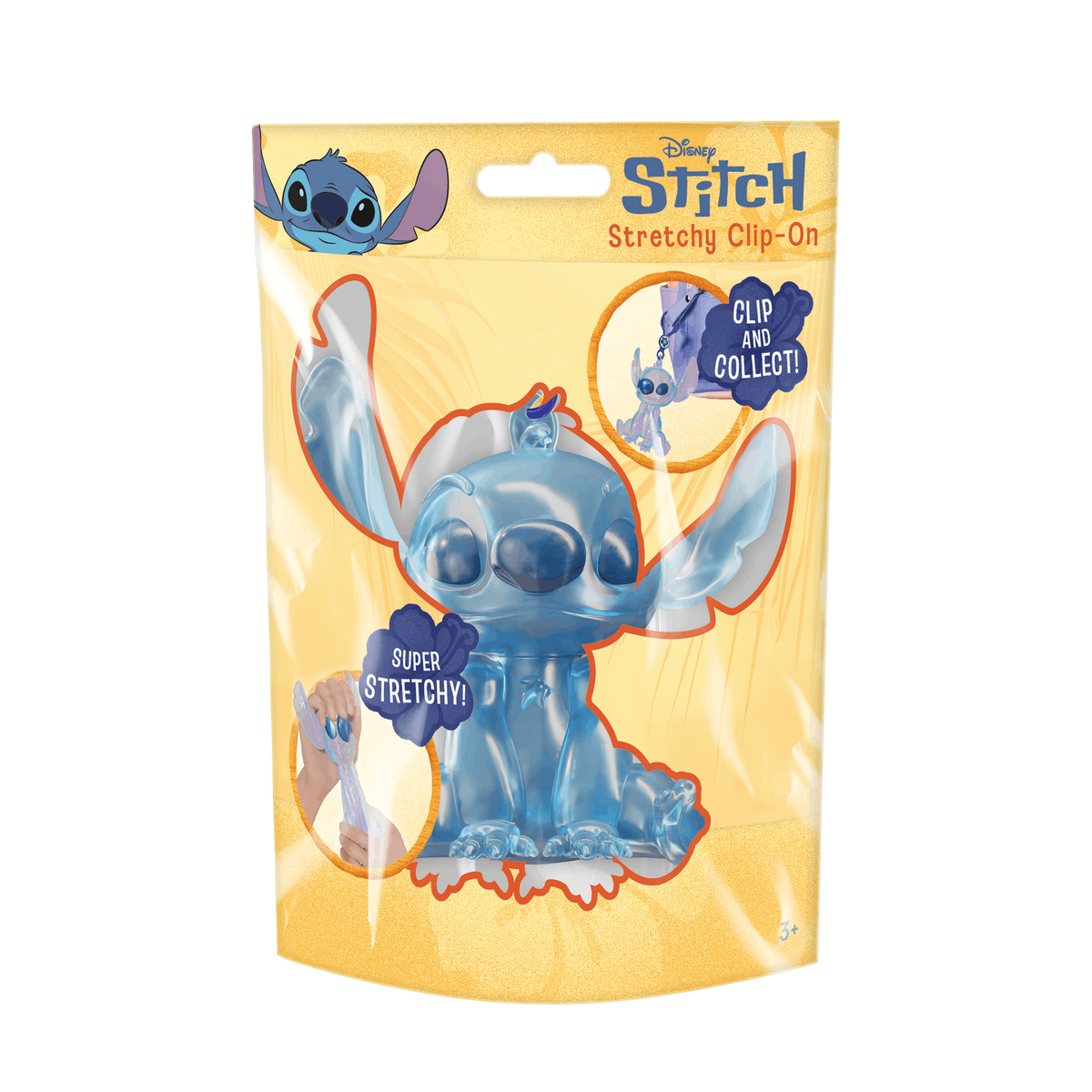 סקווישי Disney Stitch נמתח עם קליפ