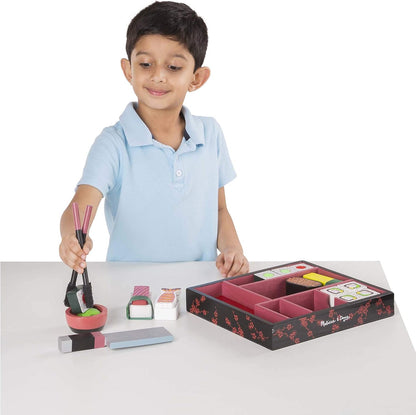 ערכת סושי מעץ Melissa & Doug לחיתוך ומשחק