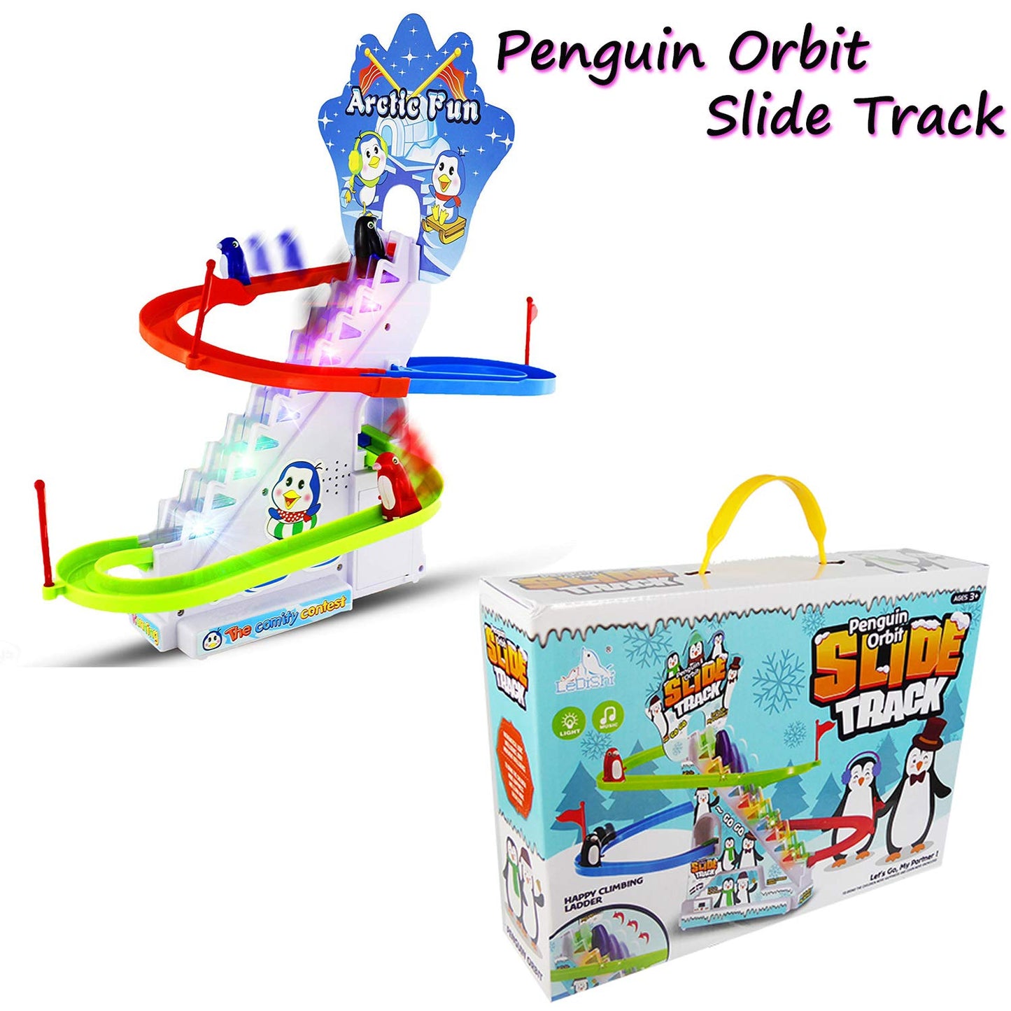 Penguin Orbit - מסלול פינגווינים עם אורות ומוזיקה