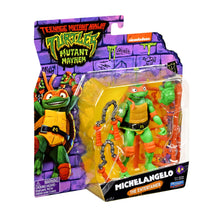 דמות Michelangelo צבי הנינג׳ה Mutant Mayhem עם אביזרים