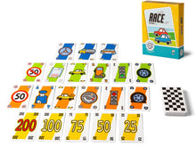 RACE המרוץ – משחק קלפים של מרחקים ומכשולים
