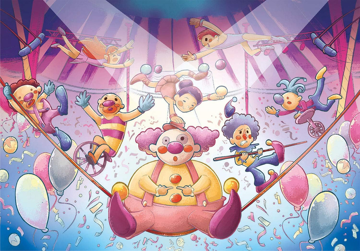 Circus Clementoni SuperColor – שלישיית פאזלים