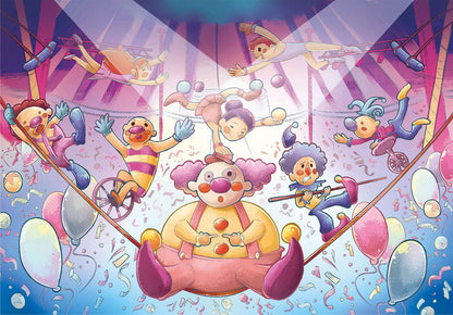 Circus Clementoni SuperColor – שלישיית פאזלים