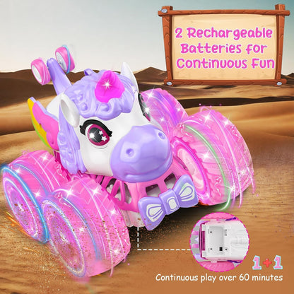 חד קרן על שלט Rainbow Unicorn