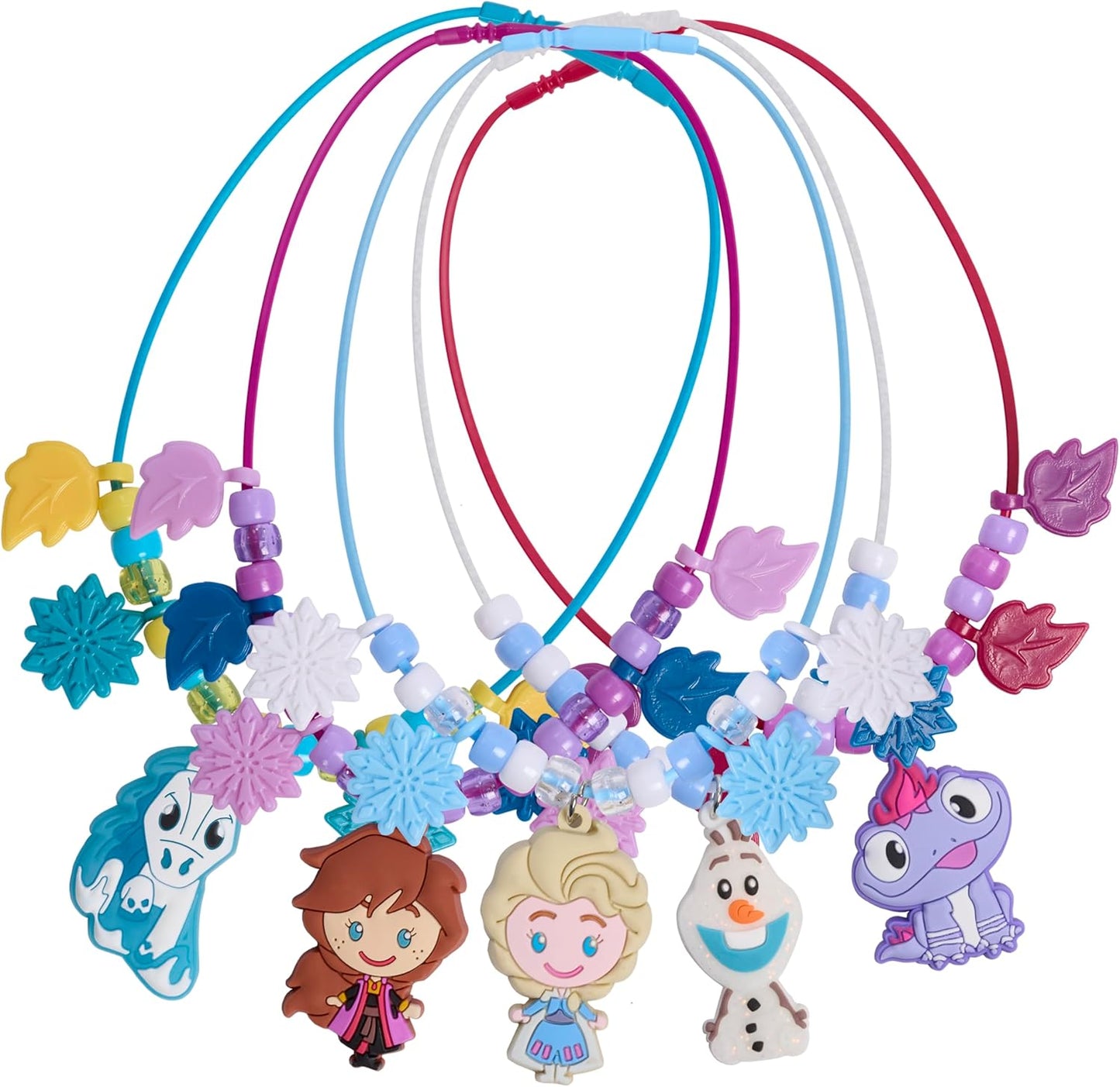 ערכת שרשראות Disney Frozen עם חרוזים ותליונים