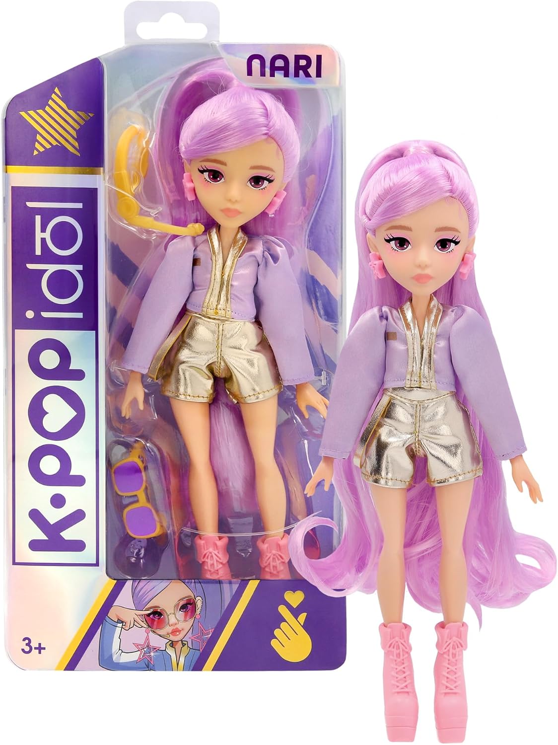 בובת K-Pop Idol Nari עם אביזרי אופנה