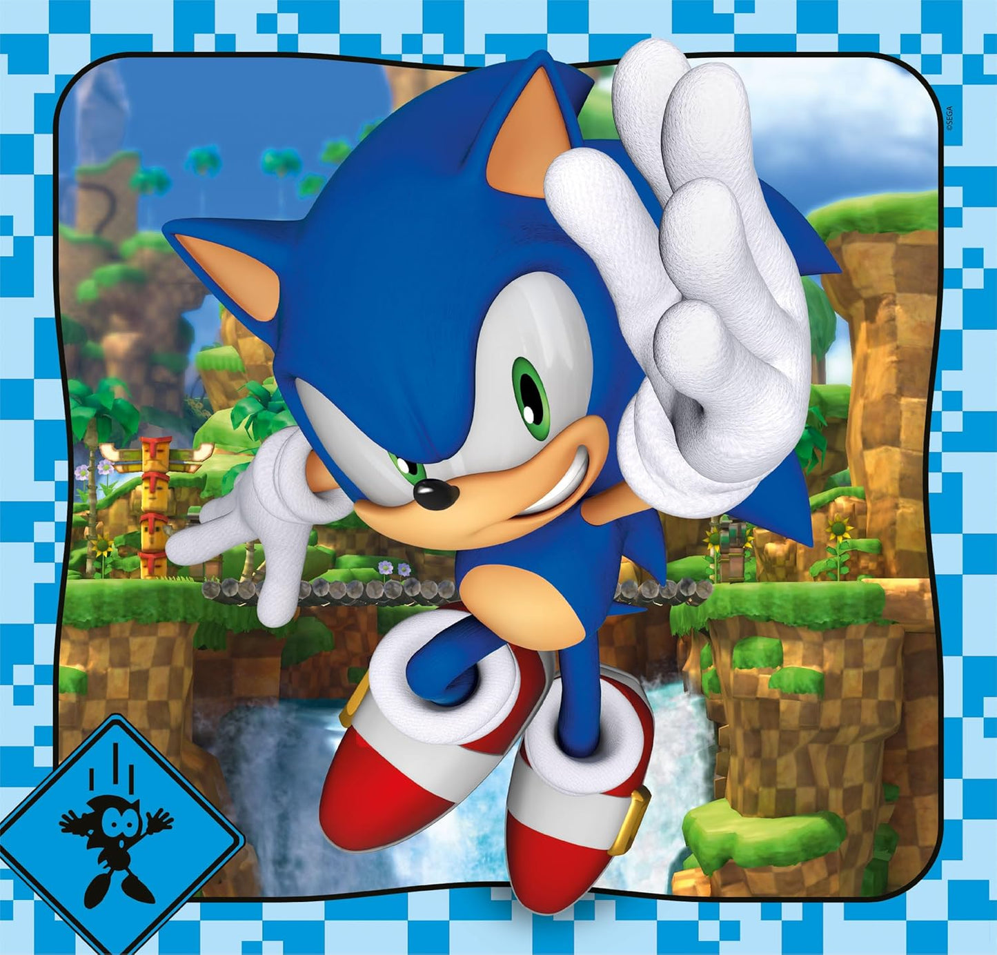 Sonic The Hedgehog Clementoni – שלישיית פאזלים