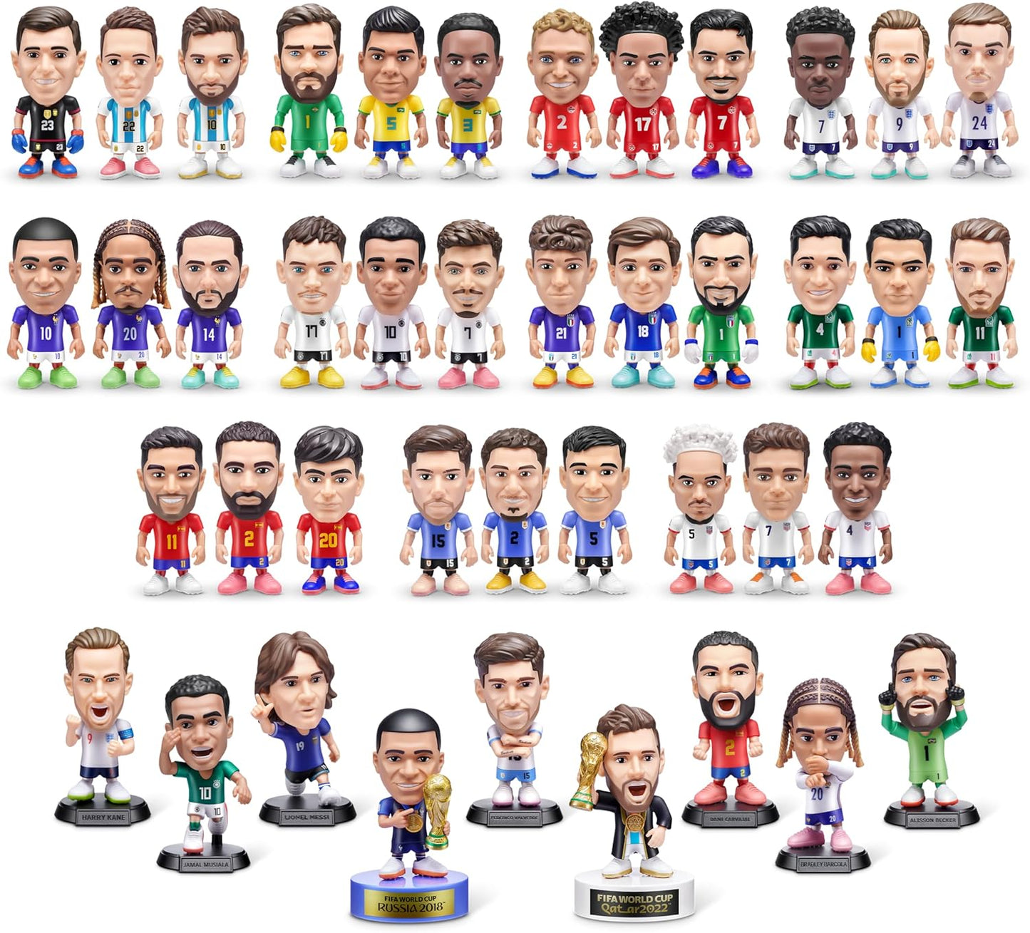 כדור הפתעה ZURU Ballers FIFA World Cup 2026 – דמויות כדורגל לאספנות