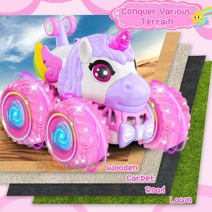 חד קרן על שלט Rainbow Unicorn
