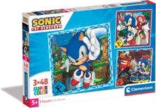 Sonic The Hedgehog Clementoni – שלישיית פאזלים
