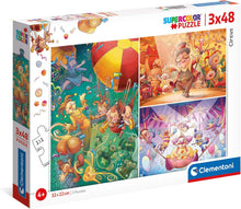 Circus Clementoni SuperColor – שלישיית פאזלים