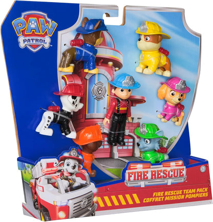 סט דמויות Paw Patrol Fire Rescue – מארז 7 דמויות